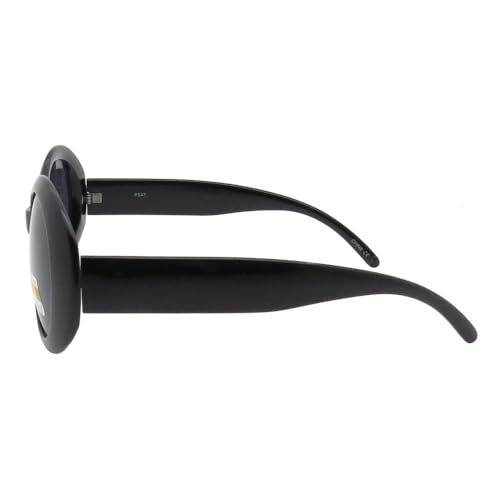 Pop Fashionwear® Womens Fashion Circle Round Jackie O Bold Chic Sunglasses Polarized Lens3