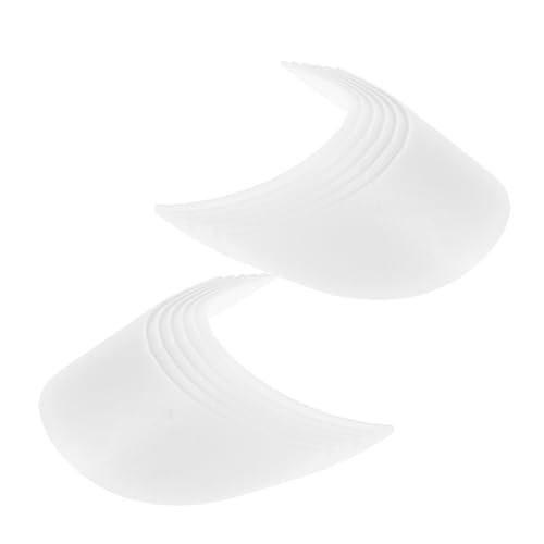 ANDRESLAD 20 Piezas ala del Sombrero de los Base portátil Estante de Almacenamiento casa de Juguete Accesorios para Sombreros Sombrero de plástico Inserto de Visera de Gorra de béisbol