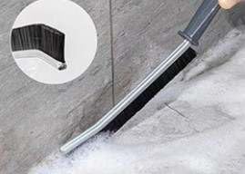 Miniatura 3 de Cepillo de limpieza de cerdas duras, cepillo de limpieza de esquina, cepillo de limpieza de hendiduras, cepillo de limpieza fino para cocina y baño,