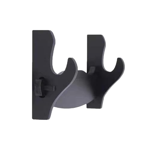 LUNCHS Sword Wall Mount Suitable for Storage of Flute Lightsaber Katana Wall Mount no Need to Punch on The Wall Suitable for Samurai Knife Collectors(Black,8 Layers)