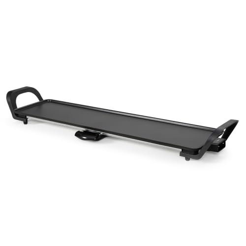 LIVOO - Plancha Teppan Yaki grill 90 cm DOC353-90x23cm, sin PFAS, 1800 W