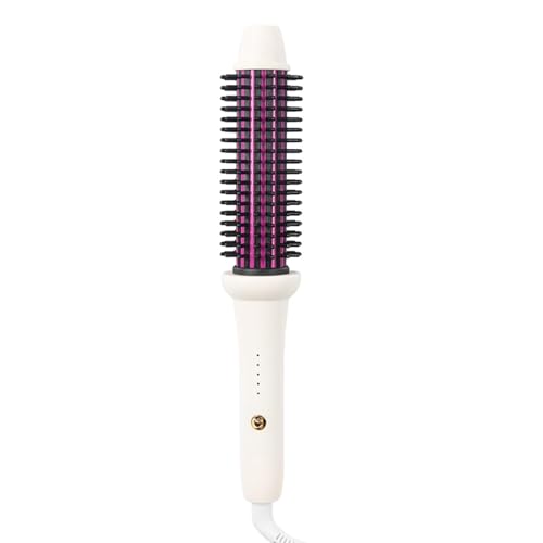 Cepillo De Alisión De Cabello - 2.17 Pulgadas Cepillo De Iones De Rizador De Cabello | Peine De Alisado Negativo De 28 Mm | Peine De Hierro Térmico Liviano | Rizador De Estilo De Hierro | Herramientas
