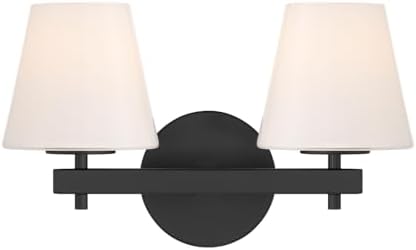 Crystorama Colton 16'' Black Sconce
