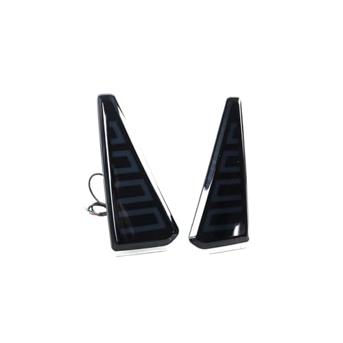 車用 L字型リフレクターランプ リアフォグランプ リアバンパーライト ブレーキライト ノア ヴォクシー 80系(モデル2)に適合(Model 2)