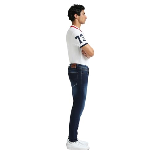 Image of Pepe Jeans Men's Straight Fit Jeans | Mid Rise | Chinox | Jeans for Man