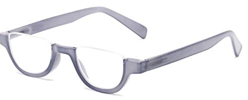 Image of The Shay Colorful Semi-Rimless Half Reader Reading Glasses, 3.25 Lavender