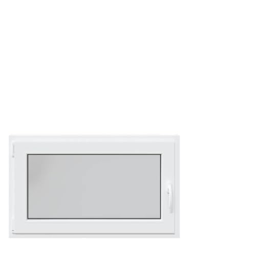 Genérico Finestra Seminterrato RISOR 100x60 cm Anta Ribalta DIN Sinistra,Bianco,22.55kg,4108366