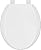 PROFLO PFTSHEC1000WH PROFLO PFTSHEC1000 Round Closed-Front Toilet Seat with Quick Release and Lid