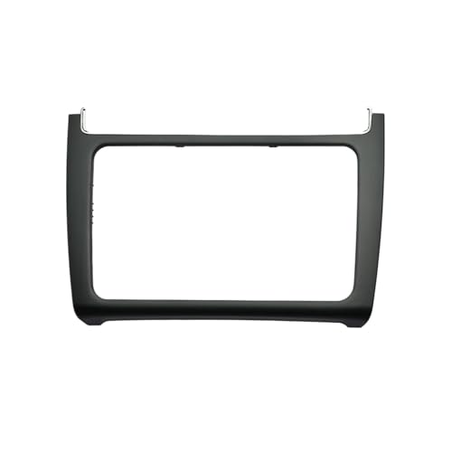 ZHAUPMCB Montaje autoradio Compatible con VW Polo 2014-2017 Kit de Marco de reinstalación de Panel de Tablero de automóvil Radio Audio Fascia Marco Radio Coche(Matte Black)