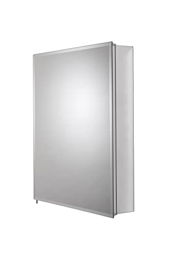 Croydex Haven 30-Inch X 24-Inch Recessed Or Surface Mount Medicine Cabinet With Hang 'N' Lock Fitting System, Aluminum #TOP5