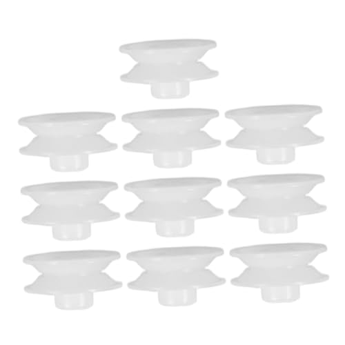 ERINGOGO 10pcs Tape Recorder Pulley Tape Mechanism Pulley Recorder Belt Pulley Drive Belt Pulley Drive Wheel Drive Pulley Sound Equipment Pulley Recording Studio Pulley Magnetic Tape Pulley, Black