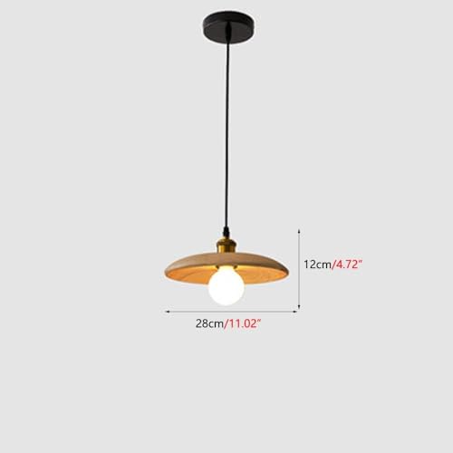 Lámpara colgante de madera estilo vintage para crear un ambiente acogedor en tu isla de cocina 8