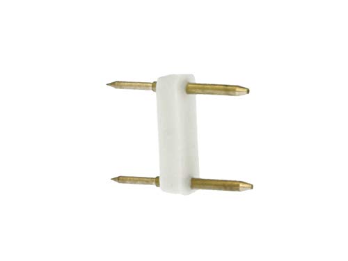 10 pz Spina Da 2 Pin Passo 13,5 mm Per CONNESSIONE Bobina Striscia LED Mono Colore Da 220 V con Alimentatore trasformatore Cilindro de drizzatore Cover