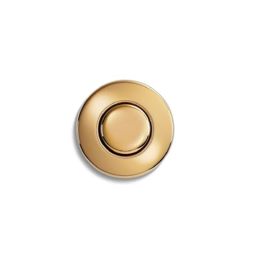 InSinkErator Air Switch Decorative Button for InSinkErator Dual Outlet Garbage Disposal Air Switch Kit (1.3 x 0.8 x 1.7 inches) STC-FG French Gold (Shiny)