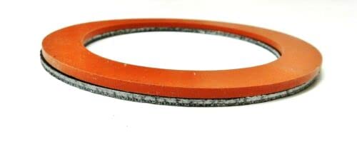 3-1/2" Gasket Set Silicone Rubber & Graphite for Vacuum Casting Perforated Flask by JTS