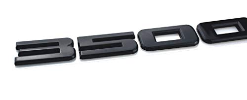 Image of Aimoll 1pcs 3500HD 3500 Hd Plastic Letter Emblem Badge Nameplate Replacement for Gm Chevrolet Silverado Glossy (Black)