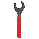 sourcing map Single Open End Wrench 36mm Metric 15 Degree Offset Angle U-Shaped Open Ended Spanner Small Flat Head Blackening Wrench with Red Shank for Automotive Repair Furniture Assembly