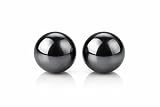 Minéraux et Cristaux : Coppia di sfere in ematite magnetica. Anti dolore e favorisce il rilassamento. Combina l'ematite con il potere del magnete. Garanzia pietra naturale. (1 unità = 1 coppia)
