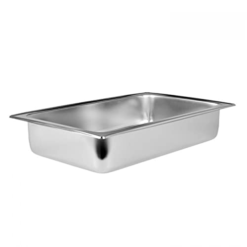 TrueCraftware- 22' x 14' x 4-1/2' Full Size Dripless Water Pan Stainless Steel - Hold Water For Steam Table Chafing Dish Equipment For Food Warmer Steam Table Pans Water Pan For Food Pan