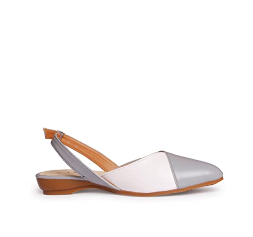 Image of CANVI Stylish | Fancy | Comfortable Women's Ethnic Flats Sandals for Women and Girl, Synthetic Leather Sandals Casual Summer Beach Shoes Sandal