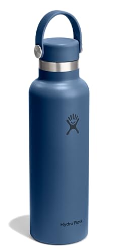 Image of Hydro Flask Water Bottle - Insulated Stainless Steel - Non Spill, Leakproof in 21 Oz Harbor Blue