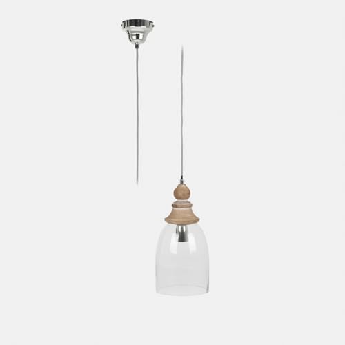 Suspension verre Raina pour éclairer une table de salle à manger chaleureuse