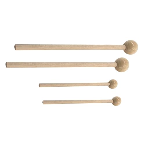 Toyvian 2 pares de baquetas redondas livianas para batería para principiantes con agarre cómodo para práctica miniatura 1