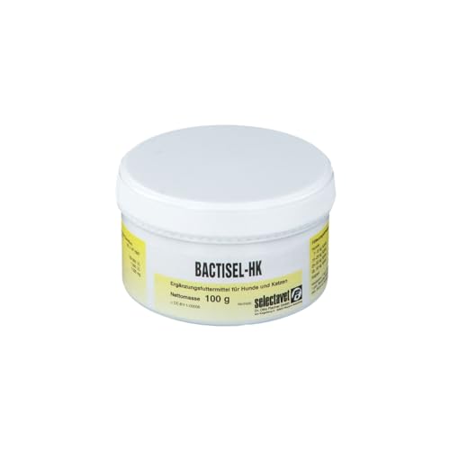 Selectavet Bactisel-HK Pulver | 12 x 100 g | Ergänzungsfuttermittel für Hunde und Katzen | Mit Probiotika