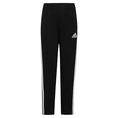 adidas Boys' Tapered Trainer Pant, Black, Small