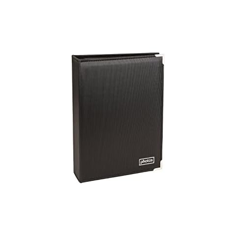 Kenro Black Textured Photo Album for 200 Photos Cover