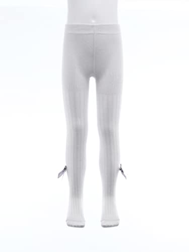 Baby Girls Tights Stretchy Footed Leggings Pantyhose with Bowknot Casual Dance Stocking4