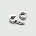 Wheel Hex with Pin for Losi Mini-T 2.0 Mini-B LOS212011 Aluminum 2pcs Silver