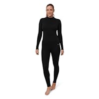 DANISH ENDURANCE Completo Termico Donna in Lana Merino, per Il Freddo Estremo, per Donne e Ragazze, Nero, S
