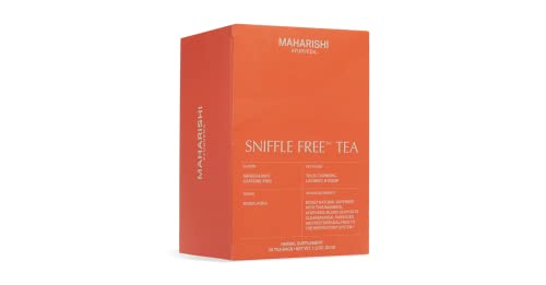 Maharishi Ayurveda - Sniffle Free Herbal Tea | 100% Natural Caffeine Free Herbal Tea | Balance Your Respiratory System & Banish Sniffles (1.2Oz - 34G) #TOP26