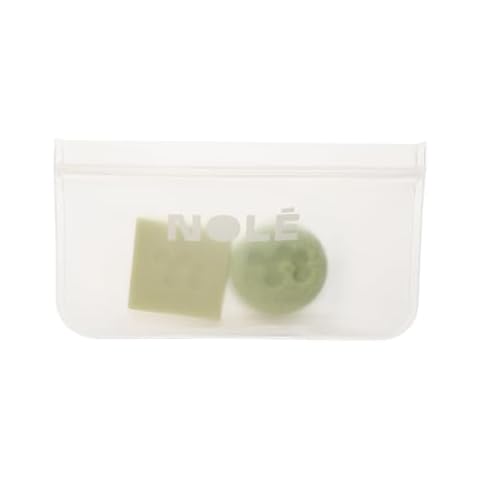NOLE Compact Silicone Travel Bag Designed for Shampoo and Conditioner Bars Cover