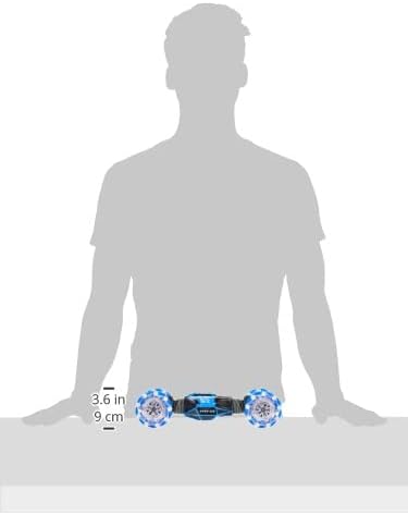 Miniatura 3 de LEXiBOOK, Extreme Crosslander, coche de control remoto todoterreno, hasta 7.5 mih, efectos de luz, control remoto y pulsera de control de gestos