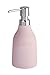 Wenko Dosificador de Jabón 0.33 L, Poliresina, Rosa, 9x8x18.5 cm