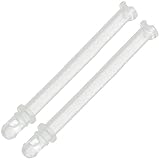 SPARES2GO Rura do spiekania mleka kompatybilny z DeLonghi ekspresem do kawy kompatybilny z Nespresso Lattissima EN550 EN520 EN560 (2 sztuki)