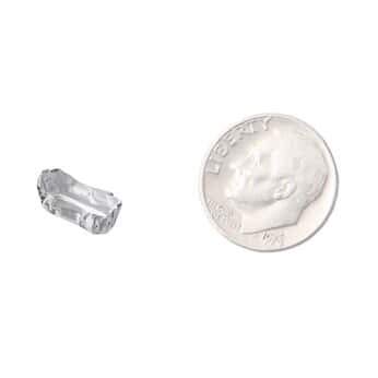 Cole-Parmer Micro Aluminum Weighing Dishes, 12mm L x 4mm W x 2.7mm H, .12 mL, 250/pk