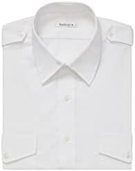 Van Heusen mens Van Heusen Men's Pilot Dress Shirt Short Sleeve Dress Shirt