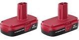 CRAFTSMAN 19.2-Volt Lithium-Ion Two PP2011 Battery Packs