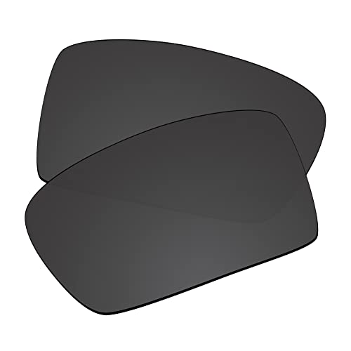 EZReplace Verres de rechange pour lunettes de soleil Oakley Gascan Small (verres polarisés), noir carbone, taille unique
