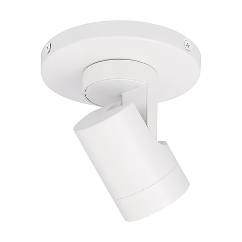 Image of Nuvo Lighting 62 /1106 12W LED Adjustable Barrel Monopoint Ceiling and Wall Spotlight, White