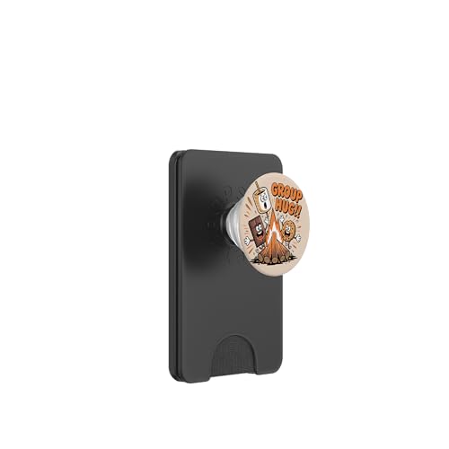Group Hug Marshmallow Campfire Snack Divertido Camping PopSockets PopWallet para MagSafe