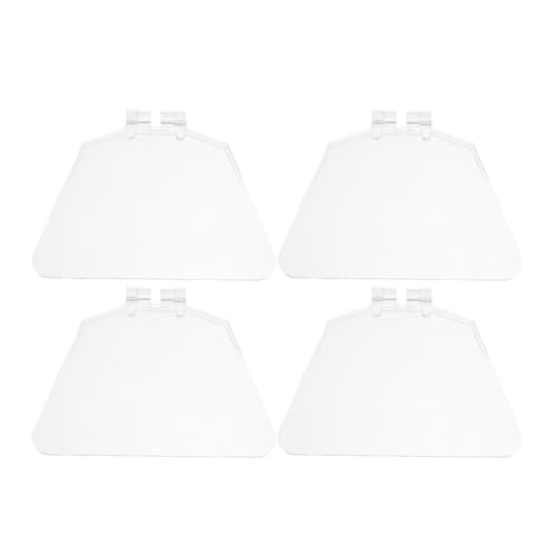 SOPOTUTU Protezione per Banco 4 Pezzi Pellicola Protettiva Trasparente per Smerigliatrici Protezione Occhi Resistente per Lavorazioni Metallo e Legno