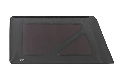 MasterTop Replacement Window in Black Diamond Sail Cloth Fabric| Fits 2007-2018 Jeep JK 2 Door Wranglers with Factory Original Soft Top|Driver's Rear Quarter Window Replacement|16011835