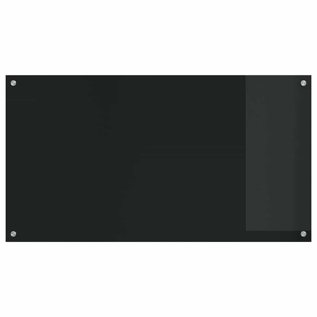 INLIFE Küchenrückwand Schwarz 110 x 60 x 0.6 cm,Heim & Garten,Küche & Esszimmer,Küchenhelfer & -utensilien,Schwarz,10.9 KG,42001300