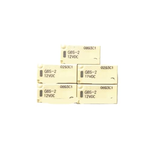 Relais G6S-2-12VDC haute performance, double contact inverseur 8 broches pour circuits stables