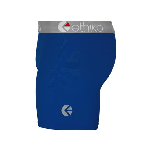 Ethika Mens MID Boxer Brief | MicroMesh -Blue-2