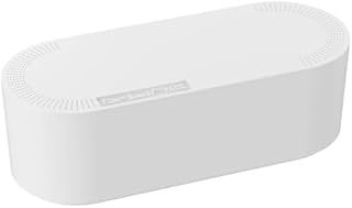 D-Line Skrzynka do porządkowania kabli, zarządzanie kablami na biurku, porządkowanie kabli TV, bezpieczny materiał ABS, 415 mm (dł.) x 165 mm (szer.) 135 mm (wys.), duża, biała
